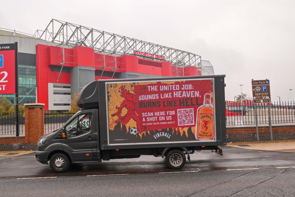 The van said the Man Utd job 'sounds like Heaven, burns like hell'