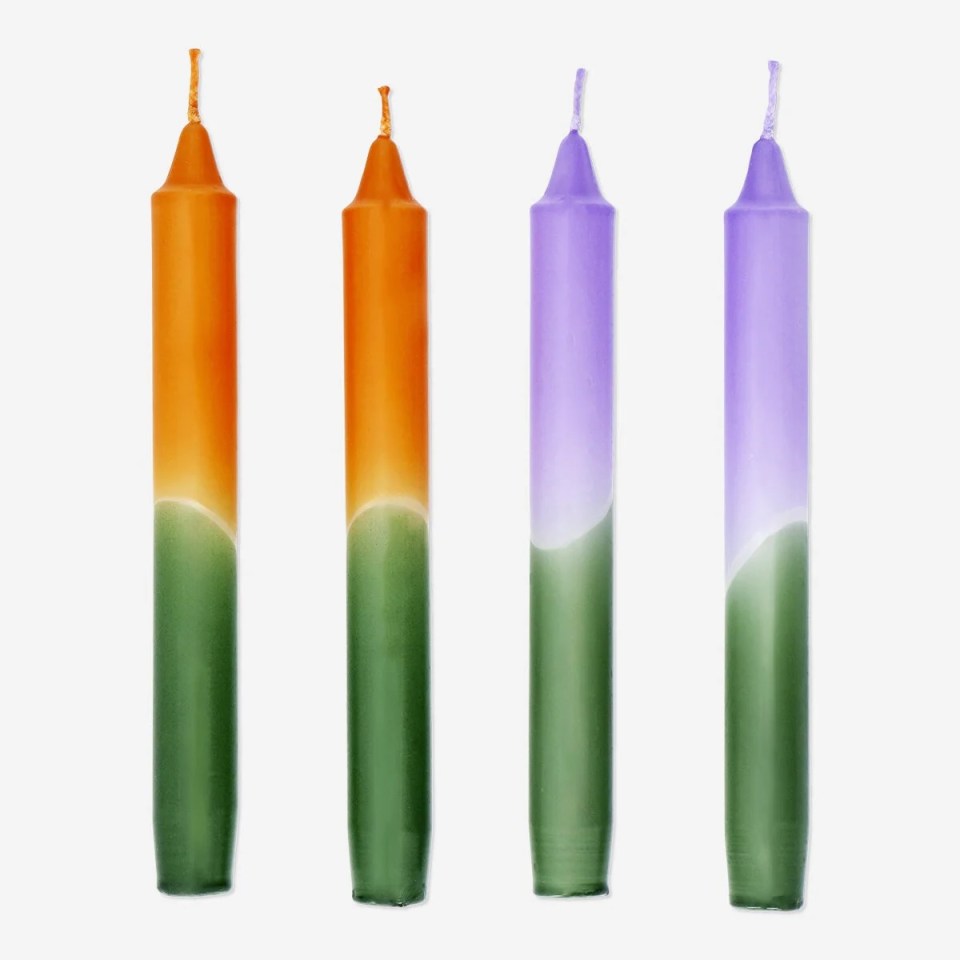 This four-pack of candles is down from £4 to £2.80 at Flying Tiger