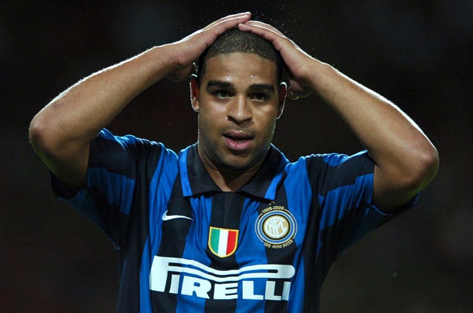 Adriano was a goal machine for Inter Milan between 2004 and 2009