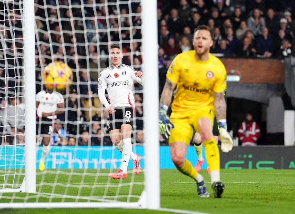 Harry Wilson stunning finish looped over Mark Flekken and dropped in