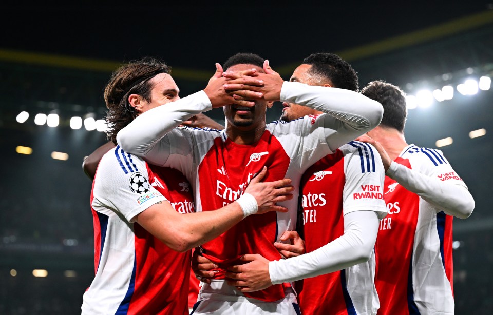 Arsenal ran riot with a convincing win over Sporting