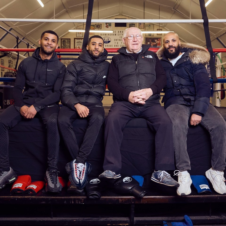 Yafai's brothers Gamal (left) and JKal (right) are also fighters