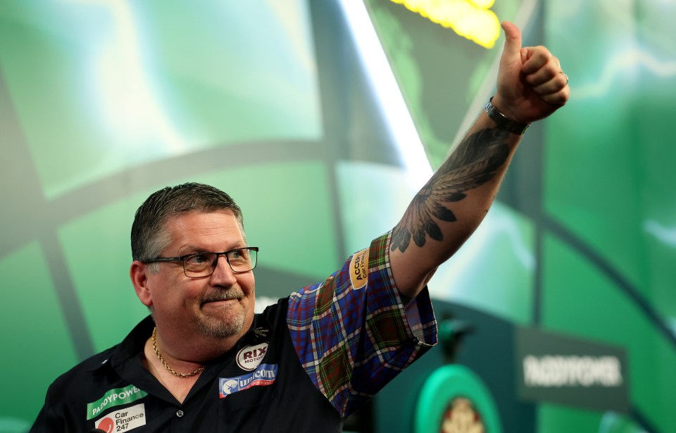 Gary Anderson is a two-time world champion