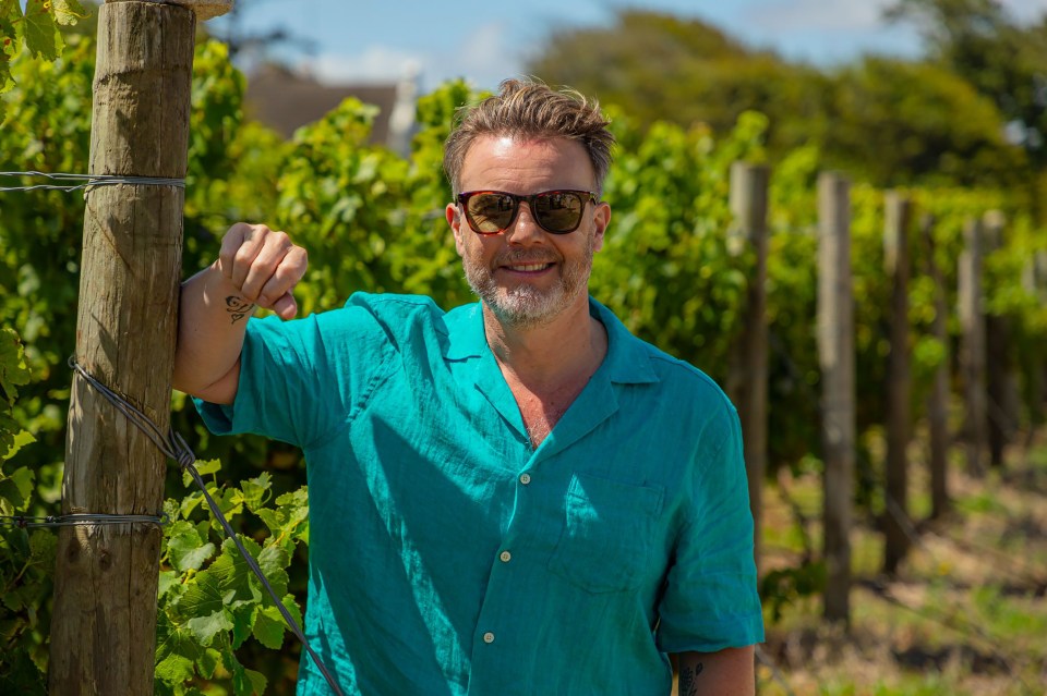 Gary Barlow is about to kick off his new series about wine