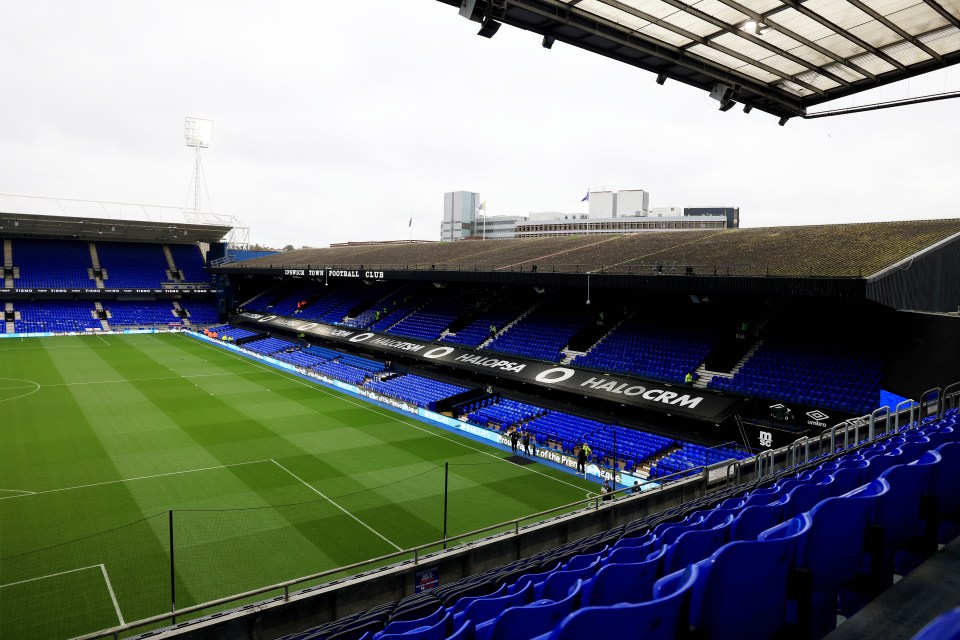 Ipswich's Cobbold Stadium houses 750 season ticket holders as well as the away end