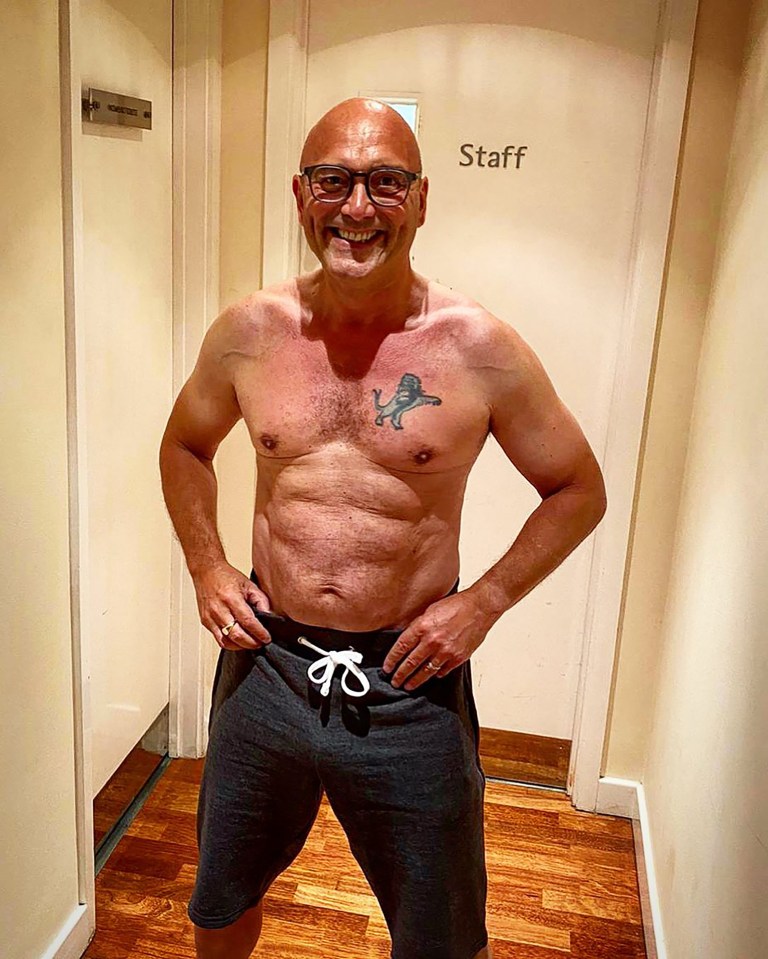 Gregg Wallace wandered naked into the MasterChef studio with a sock pulled over his privates, it was claimed