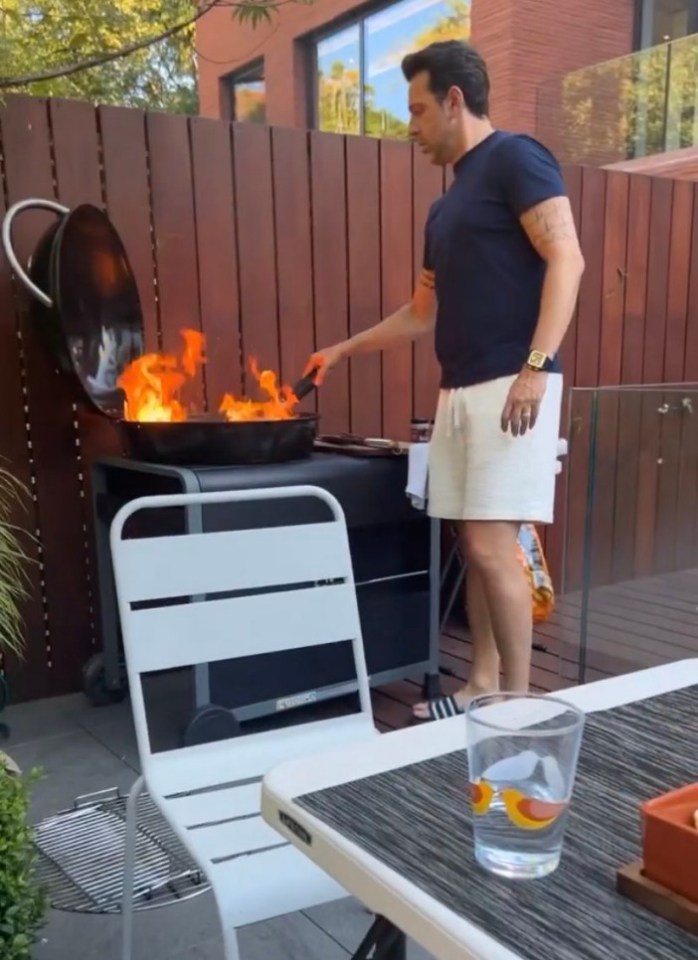 Arsenal fans linked their transfer activity with Edu manning his bbq