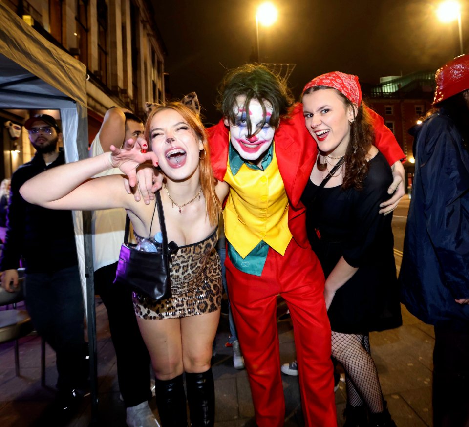 One lad came in a full Joker costume