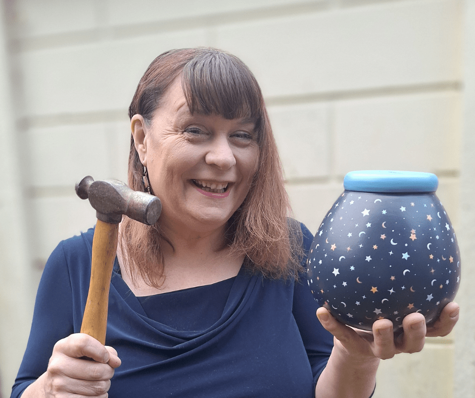 Harriet Morris bought a piggy bank last year to save money she would otherwise have spent on impulse purchases for Christmas