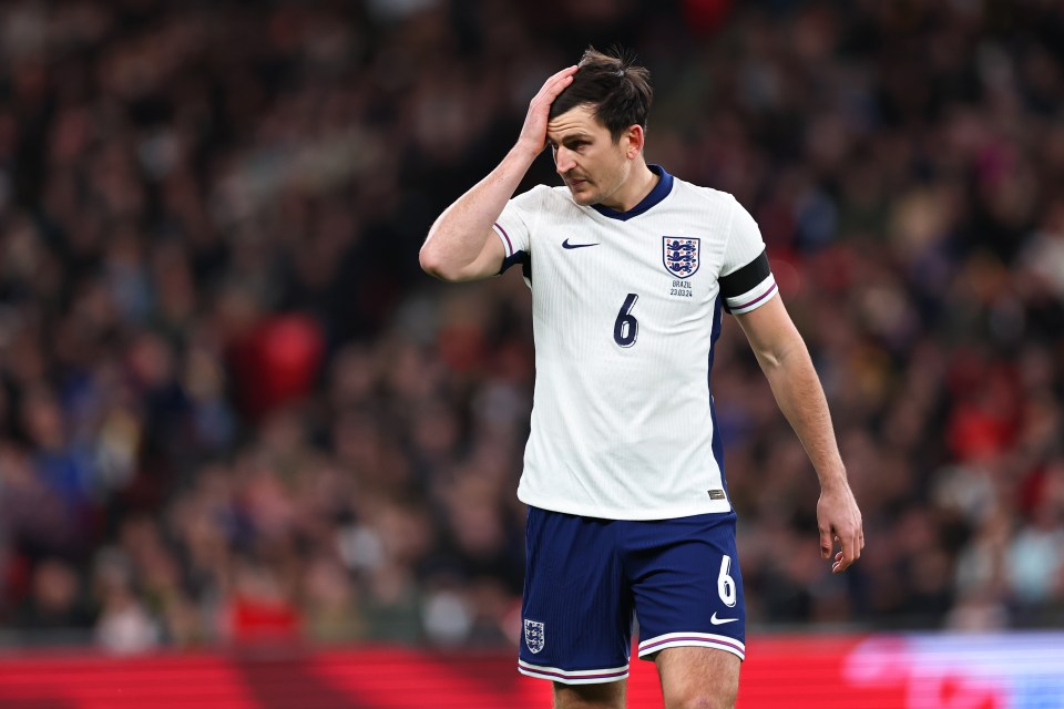 Harry Maguire is set to miss out on England's clashes with Greece and Finland