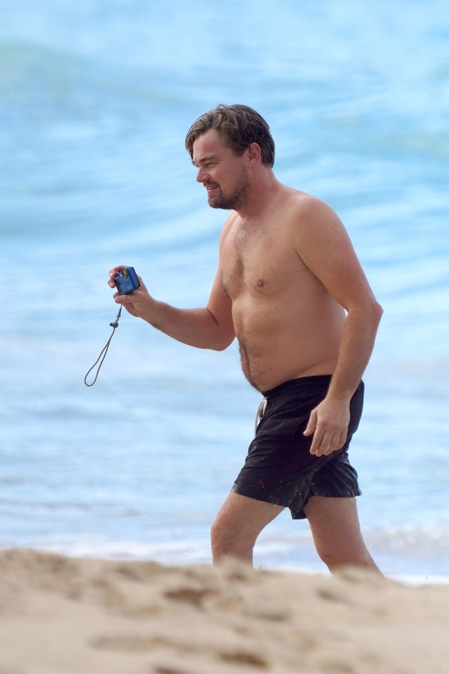 He sported his dad bod in St Barts in 2020