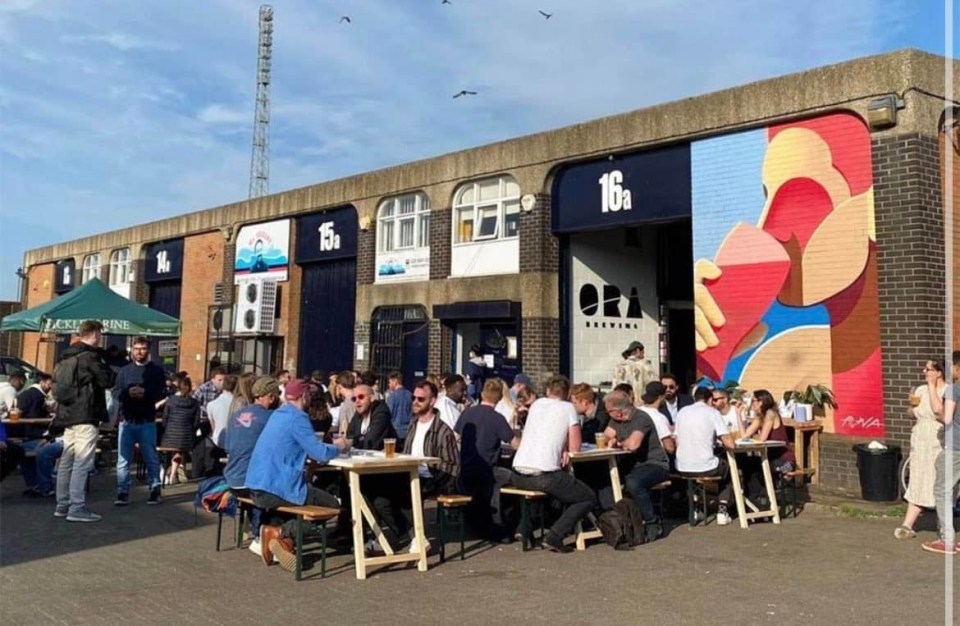 The brewery ran a large taproom in Tottenham, London