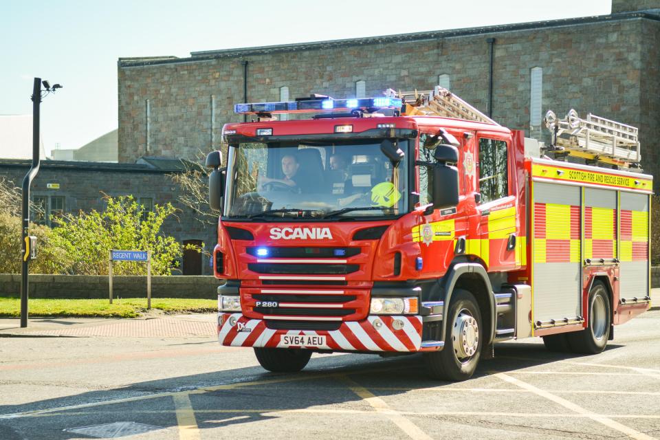 Firefighters found the remains after scrambling to the burning barn in the Warwickshire village of Atherstone (stock pic)