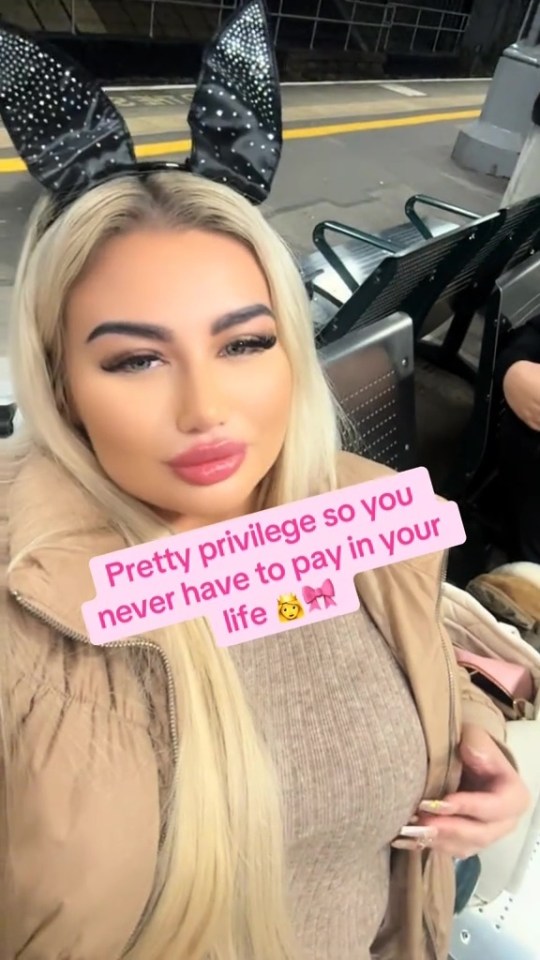 Saffron is a pro at using her 'pretty privilege' to get men to pay for things for her