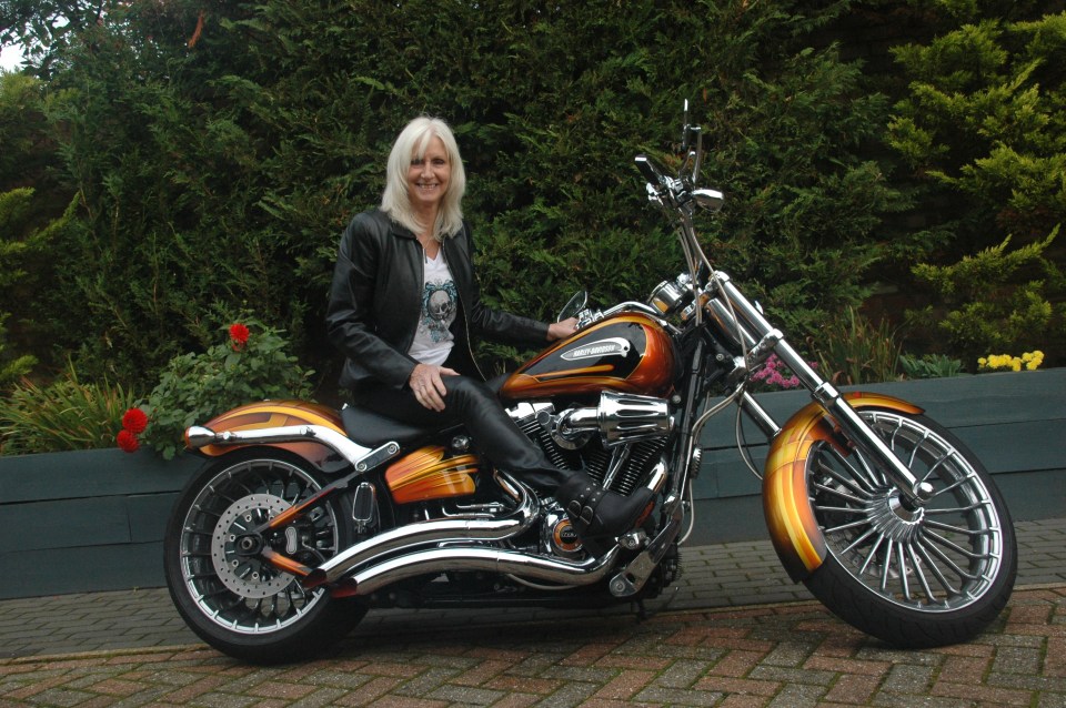 Im a biker chick at 65, Jackie Brealey, 65, is a part time Pilates teacher and lives in Aldershot. Supplied by Jackie Brealey,