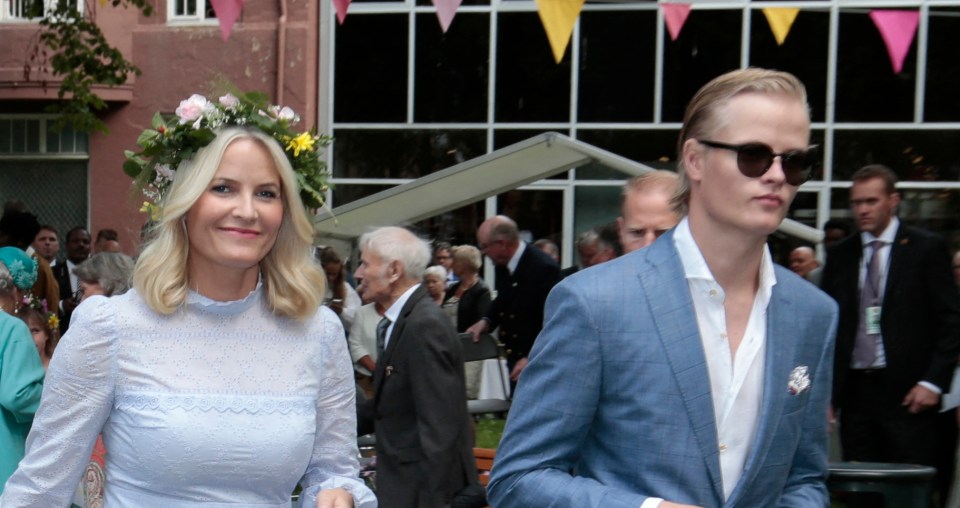 Hoiby with his mother princess Mette-Marit