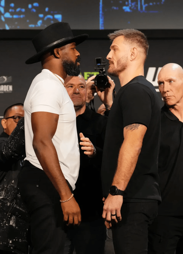 Miocic, 42, challenges Jon Jones for the heavyweight title at UFC 309