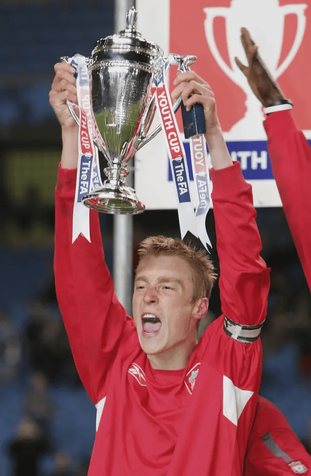 Stephen Darby helped Liverpool to win the FA Youth Cup in 2006 and earned two England youth caps