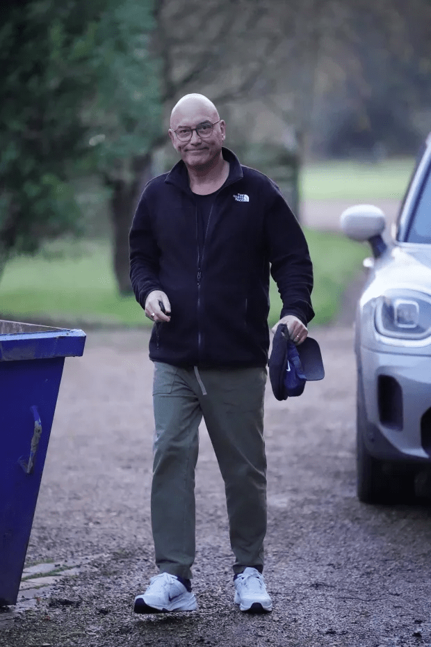 Gregg Wallace outside his Kent home