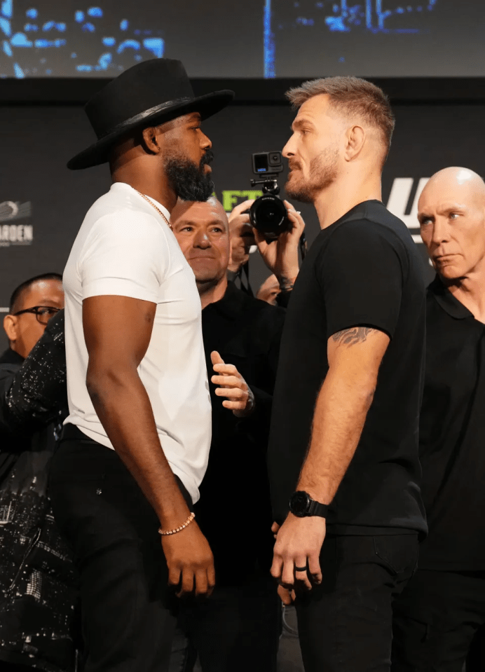 Jon Jones returns at UFC 309 to defend his heavyweight crown against Stipe Miocic, whose handshake he snubbed at the pre-fight press conference