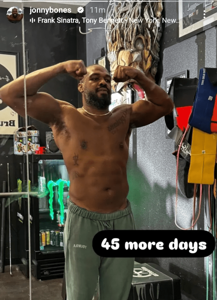 Jon Jones has decided to shed some muscle mass ahead of his clash with Stipe Miocic