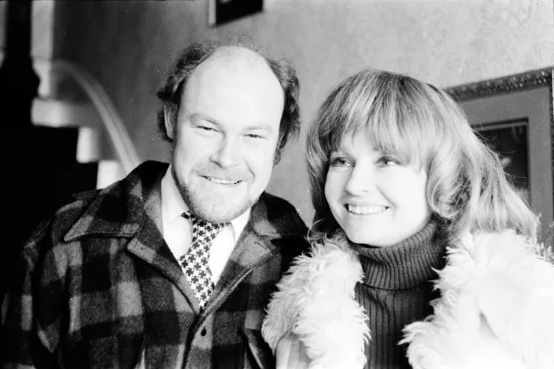 Timothy and Prunella at home in 1975