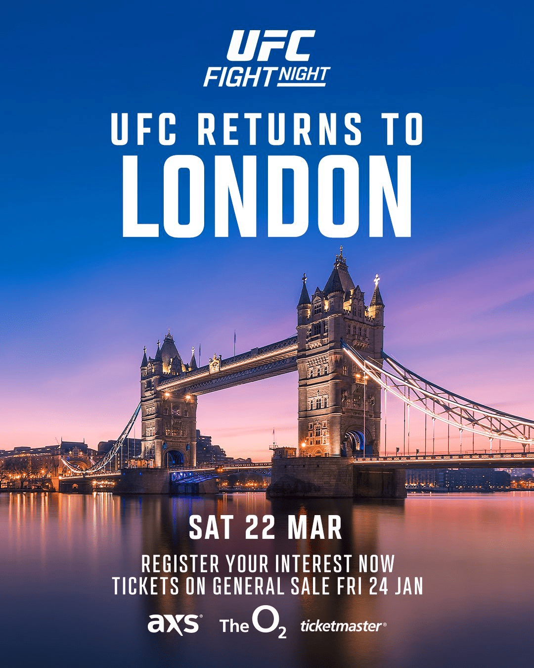 The MMA leader returns to the capital on March 22, 2025