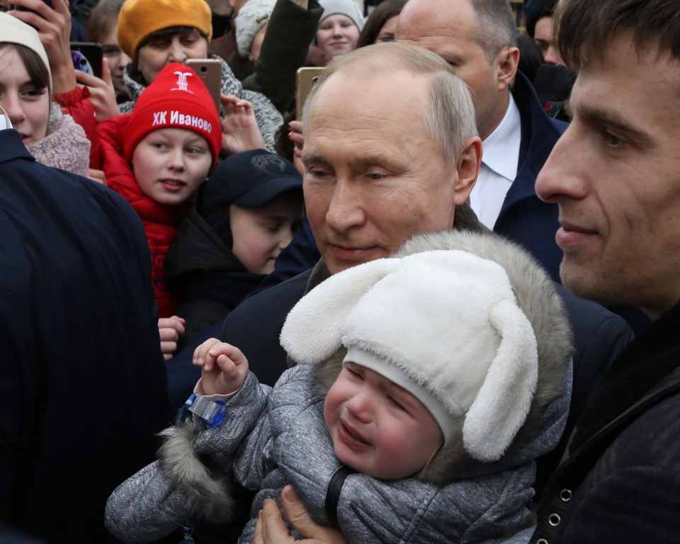 The Russian tyrant has called the push for more babies a 'question of national importance'