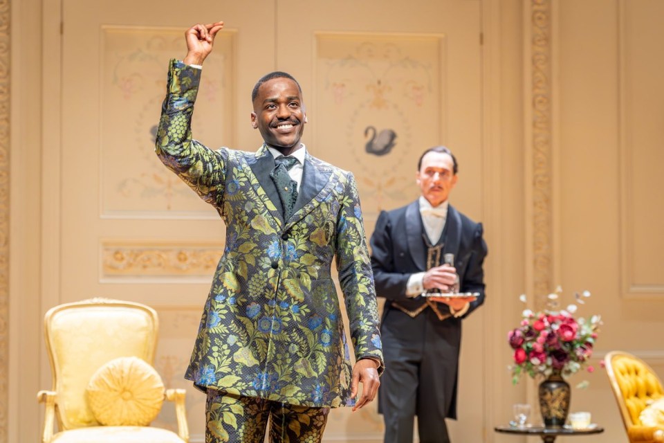 Ncuti Gatwa took one of the lead roles in this joyful version of The Importance Of Being Earnest