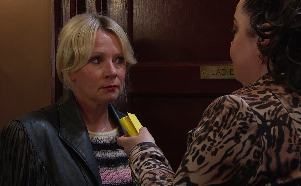 Tina Dingle made her return to the village last month