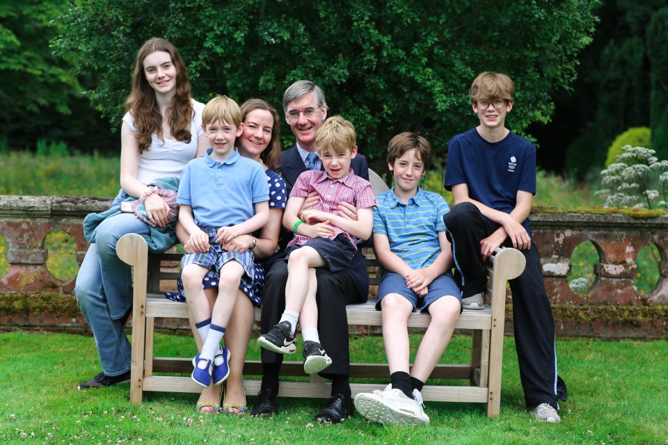 The couple initially joked about having a 'cricket team' sized brood - but stuck to a modest six