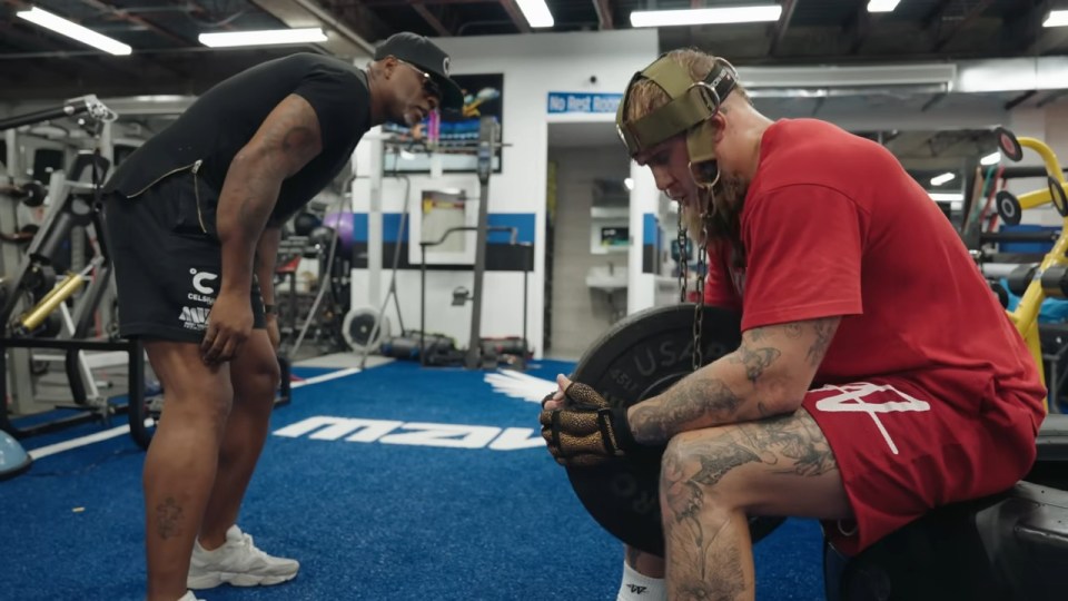 Jake Paul training to fight Mike Tyson