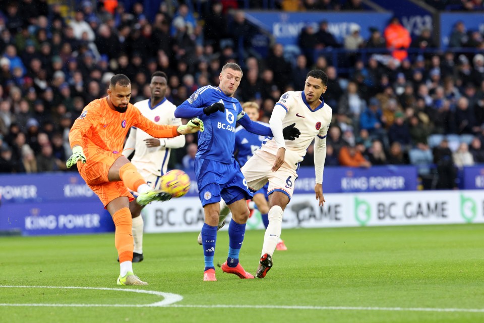 Robert Sanchez was a bystander for much of the game and conceded a penalty