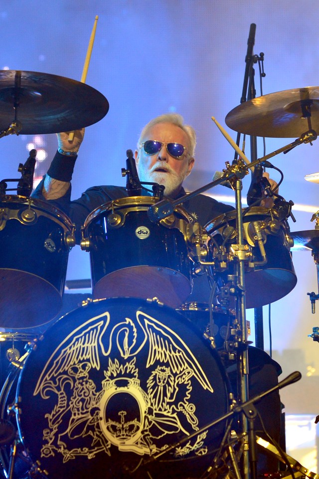 LONDON, ENGLAND - JUNE 05: (EDITORIAL USE ONLY) Roger Taylor of Queen performs, during the Rhapsody tour, at The O2 Arena on June 05, 2022 in London, England. (Photo by Jim Dyson/Getty Images)