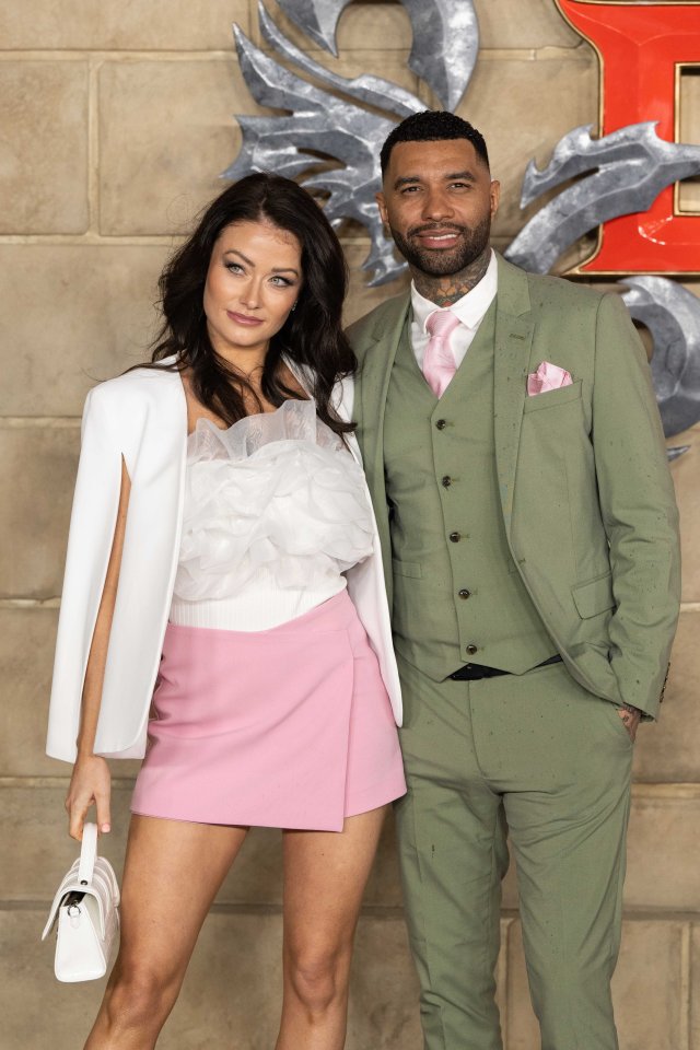 Jess Impiazzi with her now ex boyfriend Jermaine Pennant