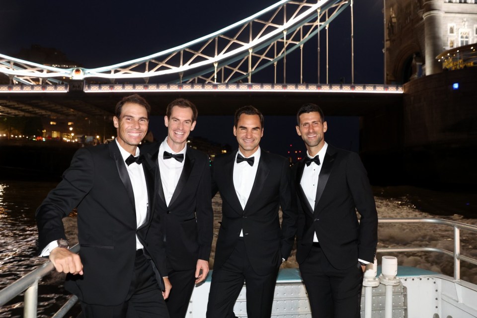 Nadal, Murray, Federer and Djokovic were considered the 'Big Four' in tennis