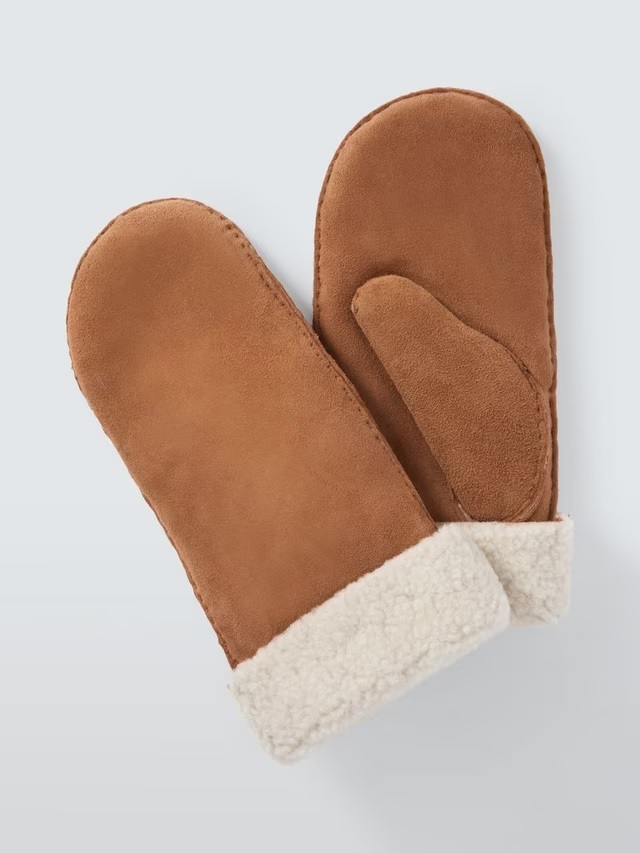 Sheepskin mittens, £45 from John Lewis