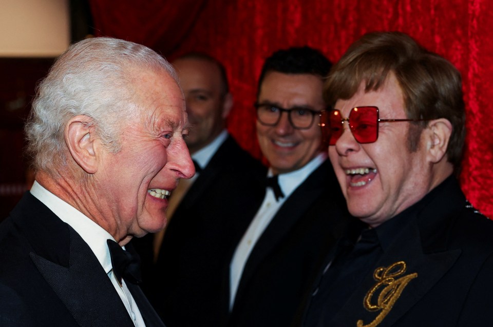 Sir Elton John attended the Royal Variety Performance 2024 with the Devil Wears Prada cast