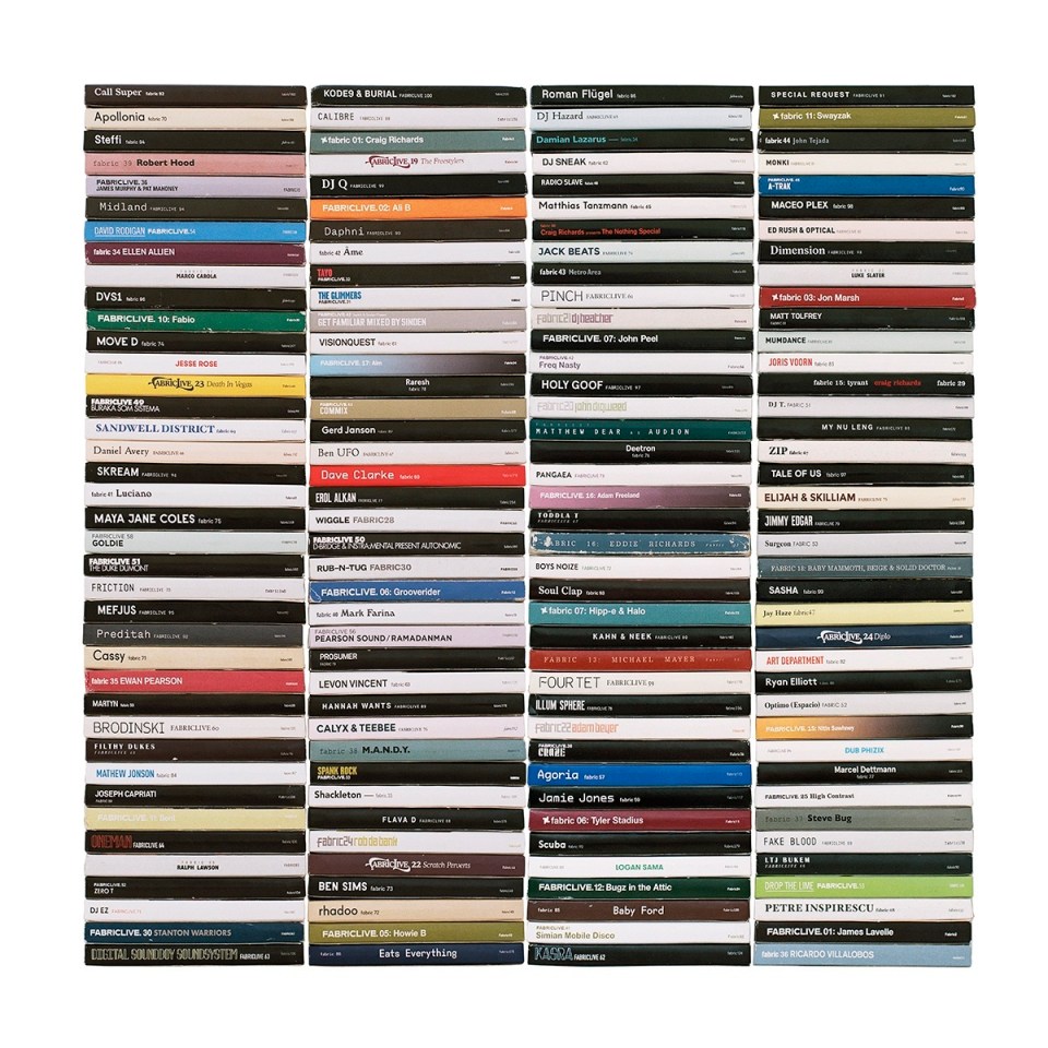 Mark Vessey’s artwork commemorating fabric’s ground-breaking CD mix series across 25 years