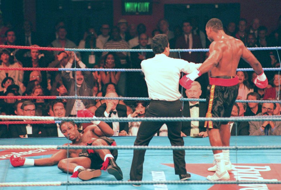 McCall knocked the legendary Lennox Lewis out in 1994