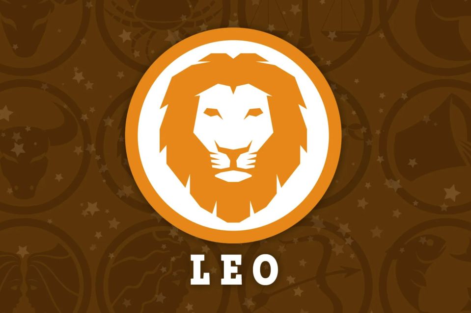 Leo zodiac sign.