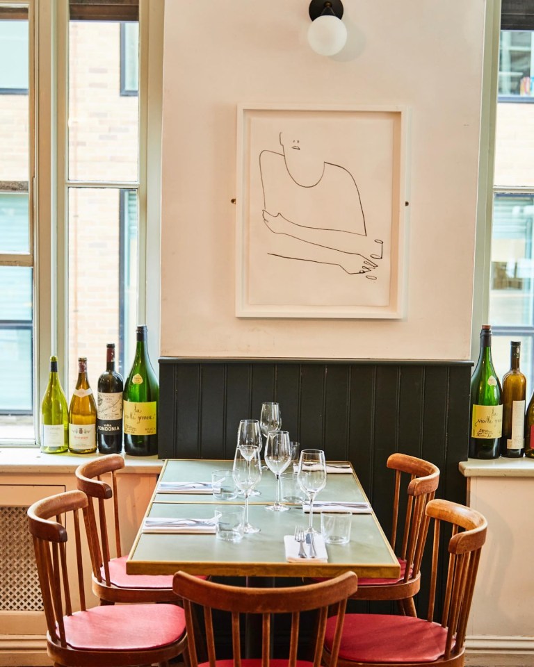 It was known for its French-inspired dishes and extensive wine list