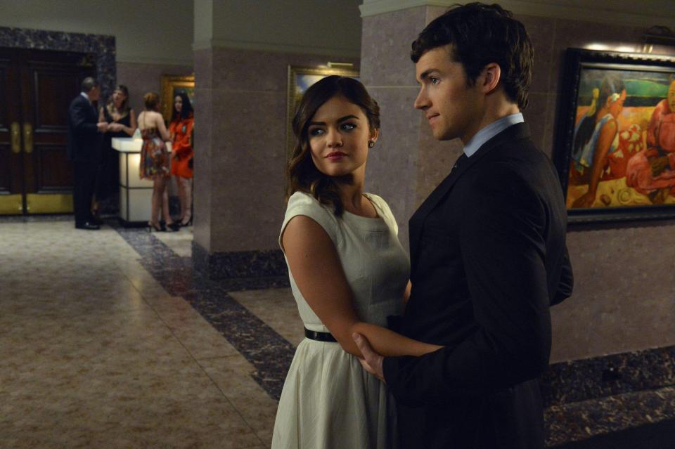 Harding starred as Ezra Fitz in Pretty Little Liars, opposite Lucy Hale