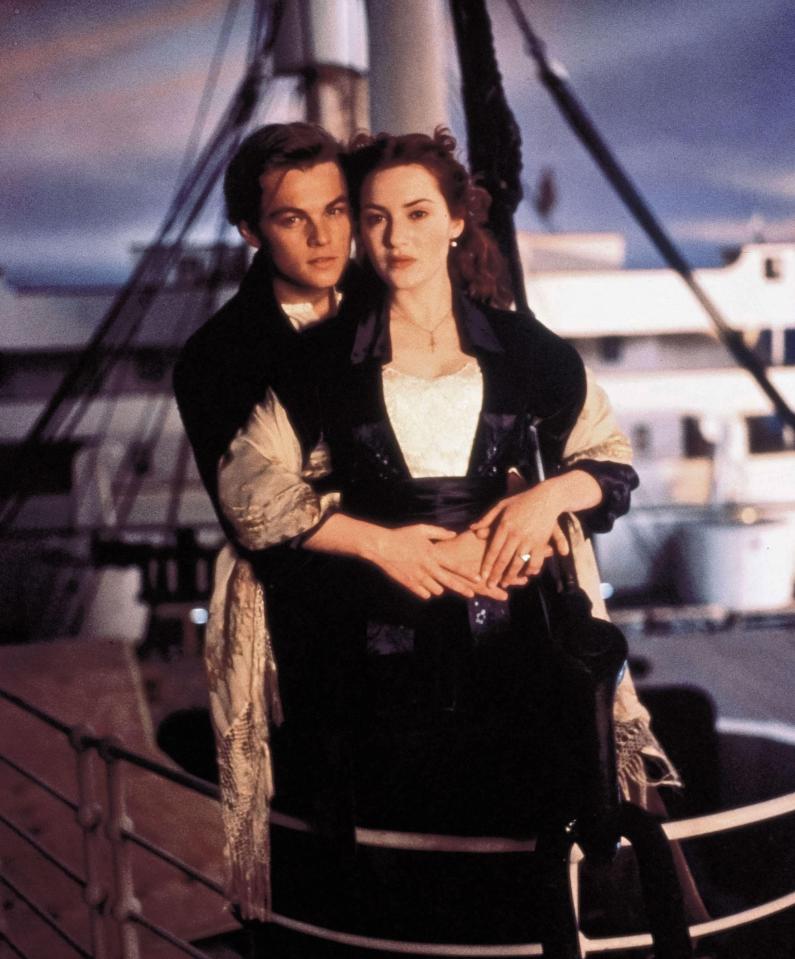 Leo in Titanic with Kate Winslet