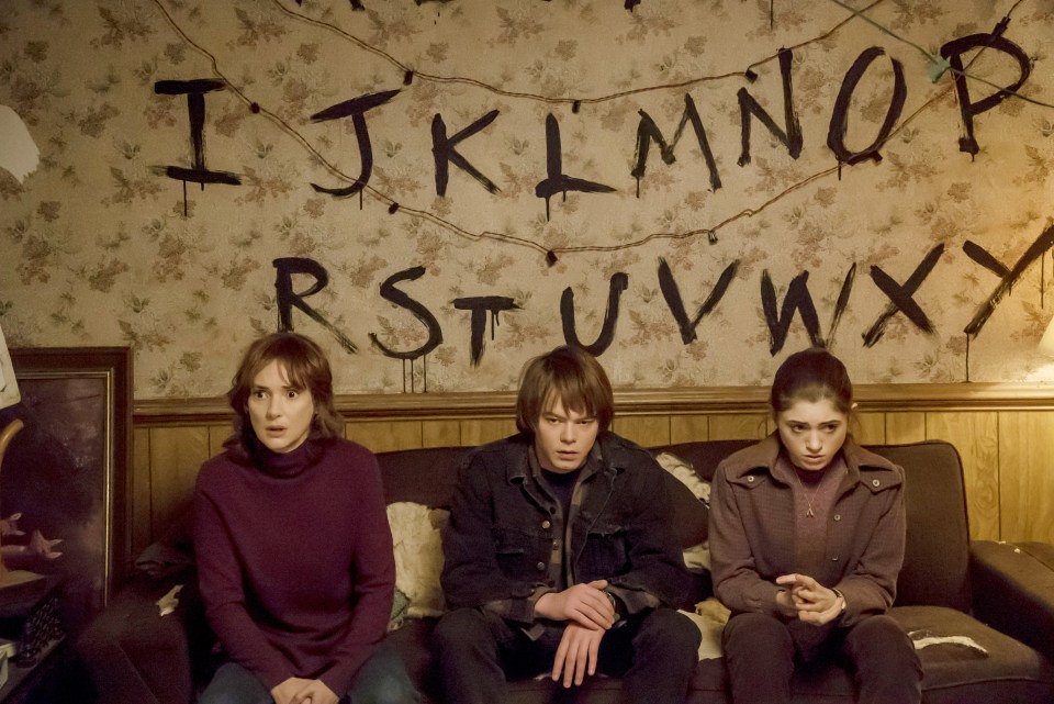 The alphabet wall as seen in a Stranger Things episode