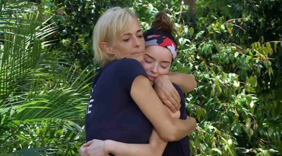 Jane hugged Maura when they both took on a brutal trial in the jungle