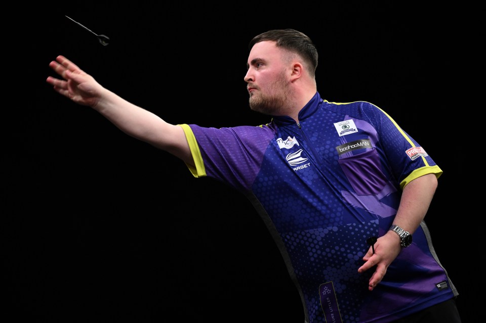 Luke Littler is in line to face Fallon Sherrock in the second round of the World Darts Championship