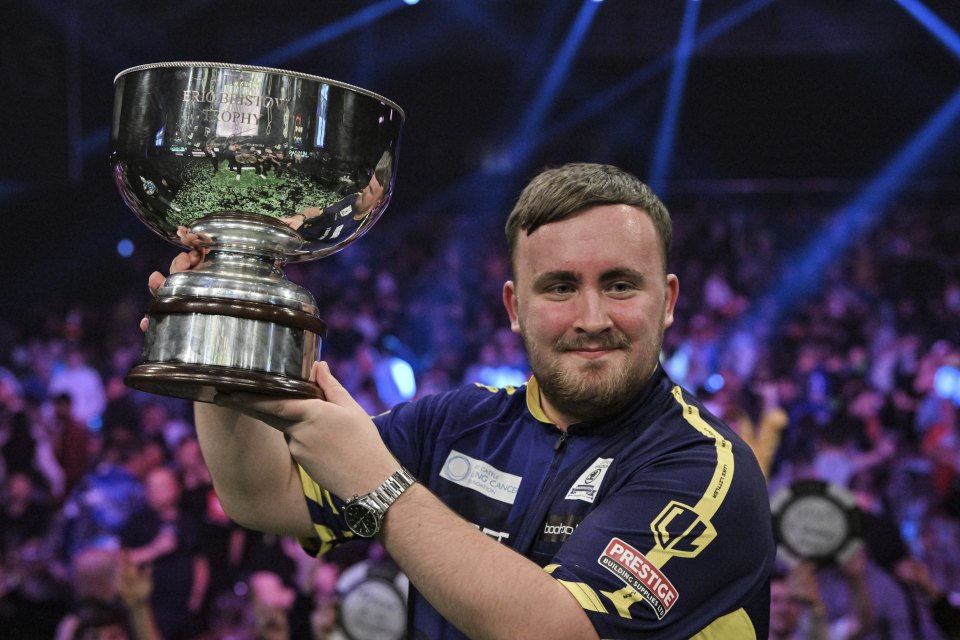 Luke Littler has joined an elite club of darts stars by winning 10 titles in a year