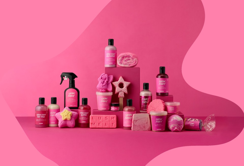 Lush has expanded its Snow Fairy range