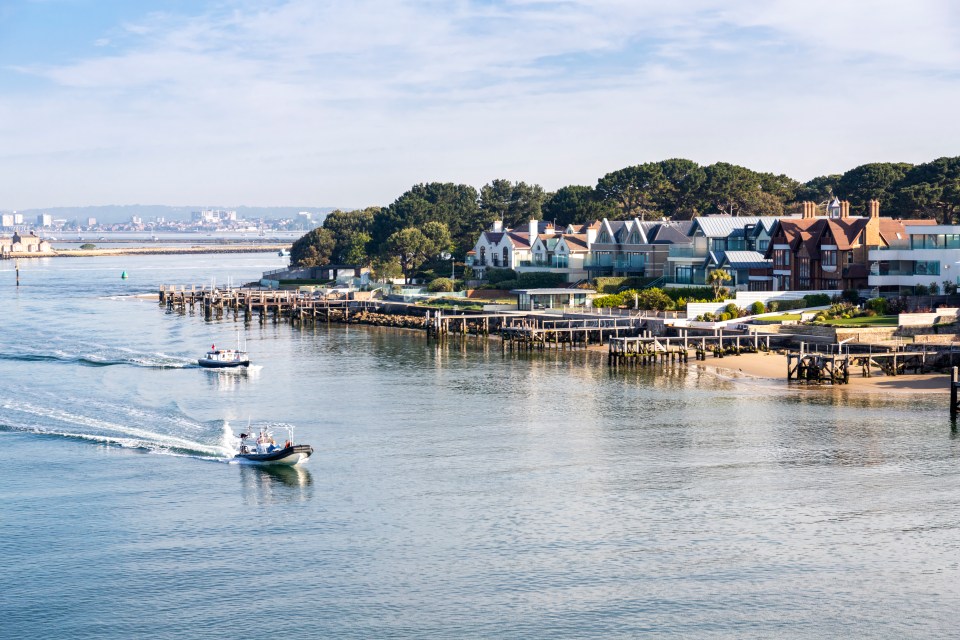 Estate agents reckon Skegness could become as popular as Sandbanks, pictured